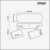 370651 OVER NT19 260 белый Светильник накладной IP20 GU10 2*50W 220V GUSTO, изображение 3