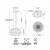 7720/36L PIKO LED SN 42 Светильник металл/стекло/прозрачный/золотой LED 36Вт 3000-6500K D400 IP20 пульт ДУ ANGELO, изображение 13