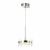 4728/14L L-VISION ODL20 355 хром/прозрачный Подвес LED 4000K 14W 220V AKELA, изображение 2