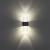 359294 STREET NT24 000 черный Светильник ландшафтный настенный IP65 LED 14W 4000K  175-265V ESTIMA, изображение 2