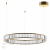 5015/45L L-VISION ODL23 485 золотой/прозрачный металл/хрусталь Люстра LED 45W 4000K 4500Лм VEKIA, изображение 7