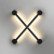 6667/12WL HIGHTECH ODL24 185  металл/черный Настенный гибкий светильник IP20 LED 12W 3000K STICH, изображение 6