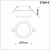 370914 SPOT NT22 342 черный Светильник встраиваемый IP20 GU10 9W 220V GEM, изображение 4