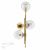 4799/3W PENDANT ODL21 341 бронзовый/прозрачный Бра с выкл. E14 3*60W BRAZERI, изображение 6