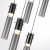 5058/25L PENDANT ODL24 325 черный/дымчатый/металл/стекло Люстра каскадная LED 5*5W 3000K SCROW, изображение 4