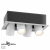 358329 SPOT NT19 258 белый/черный Встраиваемый светильник IP20 LED 4000К 4*7W 220V IMAN, изображение 3