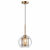 4939/1 PENDANT ODL22 335 античн.бронза/металл/прозрачный/стекло Подвес E27 1*40W CLOCKY, изображение 2