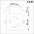 370785 SPOT NT21 334 белый Светильник встраиваемый влагозащищенный IP44 GU10 9W 220V WATER, изображение 4