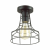 3639/1C LOFTI LN18 000 черный Светильник потолочный E27 60W 220V ALFRED