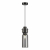 5057/1 PENDANT ODL24 323 черный/дымчатый/металл/стекло Подвес E27 1*40W SCROW, изображение 2