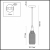 3353/1 PENDANT ODL17 379 черный Подвес E27 60W 220V BOTTLE, изображение 2