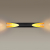 3816/16WL HIGHTECH ODL19 189 черный с золотом/металл Настен.светильник LED 12W 3000К 80х60 WHITNEY, изображение 3