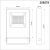 358578 STREET NT21 393 темно-серый Ландшафтный светильник  IP66 LED 4000K 30W 100-300V ARMIN, изображение 4