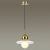 5014/1B MODERN ODL23 295 золотой/белый/белый матовый металл/стекло Подвес G9 LED 5W HATTY, изображение 3