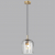 6551/1A SUSPENTIONI LN23 200 матовое золото Подвес E14 1*40W 220V ELLIE, изображение 2