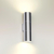 4281/2WB HIGHTECH ODL22 211 хром/металл Настенный светильник IP44 LED E27 max 2*7W BAZEL, изображение 2