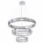 4930/88L L-VISION ODL24 491 хром/прозрачный металл/хрусталь Люстра LED 88W 4000K 10200Лм VEKIA
