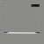 6549/14L LEDIO LN23 027 чёрный Светильник подвесной LED 14W 4000K 900Лм 220V ROLL, изображение 2