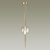 4981/1 PENDANT ODL22 357 бронзовый/прозрачный/стекло Подвес G9 1*5W LAZIA, изображение 2