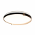 7647/DL PALE SN 138 Светильник пластик/белый/черный/золотой LED 48Вт 4000К D390 IP43 OLIDI BLACK, изображение 2
