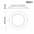 358031 SPOT NT19 302 белый Встраиваемый светильник IP20 LED 4100К 20W 220V LUNA, изображение 3
