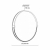 7647/DL PALE SN 138 Светильник пластик/белый/черный/золотой LED 48Вт 4000К D390 IP43 OLIDI BLACK, изображение 6