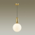 4672/1 PENDANT ODL20 309 золотой/белый Подвес E27 1*40W (тип лампы СВЕЧА ) 220V OKIA, изображение 3