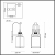 4835/1W NATURE ODL21 577 черный/стекло Ландшафтный настенный светильник E27 1*60W IP44 KALPI, изображение 6