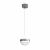 5037/9L L-VISION ODL24 389 никель/прозрачн/молочный/металл/акрил Подвес LED 9W 4000K 480лм RONI, изображение 2
