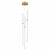 6639/33L HIGHTECH ODL24 161 металл/античная бронза/белые бусы из акрила Подвесной светильник IP 20 LED 33W 3500K 220V MONELLA