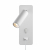 4300/3WL HIGHTECH ODL22 275 белый/металл Настенный светильник IP20 c USB зарядкой c выкл. LED 3W 265Лм 3000K BILL, изображение 2