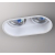 370564 SPOT NT19 320 белый Встраиваемый светильник IP20 GU10 2*50W 220-240V CLOUD, изображение 3