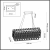 4989/10 HALL ODL22 553 золотой/стекло Люстра E14 10*40W BUCKLE, изображение 8