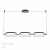 5003/30L L-VISION ODL23 329 черный матовый/прозрачный/стекло Люстра LED 30W 3000K KAVIA, изображение 6