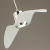 Подвес 4903/1B BIRDS GU10 1*5W бел/хром, изображение 6