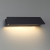 6642/12WL HIGHTECH ODL24 629 черный/металл Настенный светильник IP54 LED 12W 3000K 220V LEO, изображение 3