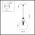3684/1 SUSPENTIONI LN18 215 античная бронза/стекло Подвес E27 60W 220V KIT, изображение 3