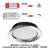 358307 SPOT NT19 264 хром Встраиваемый св-к (драйвер в комплект не входит) IP44 LED 4000K 20W DRUM, изображение 3