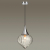 4949/1 PENDANT ODL22 343 хром/прозрачный/стекло Подвес E14 1*40W KESTA, изображение 3