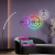 4386/24WL HIGHTECH ODL23 173 черный/металл Настенный светильник IP20 RGB динамическая подсветка ПДУ в комплекте LED 24W 3000K OMEN, изображение 4