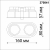 370841 SPOT NT22 320 черный Светильник встраиваемый IP20 GU10 2*50W 220V CLOUD, изображение 6