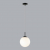 6510/1B SUSPENTIONI LN23 196 чёрный Подвес E27 1*60W 220V SUMMER, изображение 2