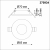 370934 SPOT NT22 328 белый Светильник встраиваемый влагозащищенный IP44 GU10 50W 220V AQUA, изображение 4