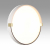7646/CL PALE SN 138 Светильник пластик/белый/золотой LED 30Вт 4000К D340 IP43 OLIDI WHITE, изображение 3