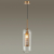 4940/1 PENDANT ODL22 335 античн.бронза/металл/прозрачный/стекло Подвес E27 1*40W CLOCKY, изображение 3