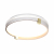 7646/CL PALE SN 138 Светильник пластик/белый/золотой LED 30Вт 4000К D340 IP43 OLIDI WHITE, изображение 2