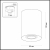 3569/1C HIGHTECH ODL18 279 белый с черным Потолочный накладной светильник GU10 1*50W 220V TUBORINO, изображение 2