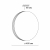 3056/EL COLOR SN 017 Светильник пластик/белый/черный LED 72Вт 3000-6500К D480 IP43 пульт ДУ/RGB/LampSmart LOBIO RGB, изображение 5