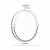 7646/CL PALE SN 138 Светильник пластик/белый/золотой LED 30Вт 4000К D340 IP43 OLIDI WHITE, изображение 6