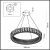 5071/100L HALL ODL24 493 золото/прозрачный/металл/хрусталь/стекло Люстра LED 100W 3700K VERSION, изображение 6